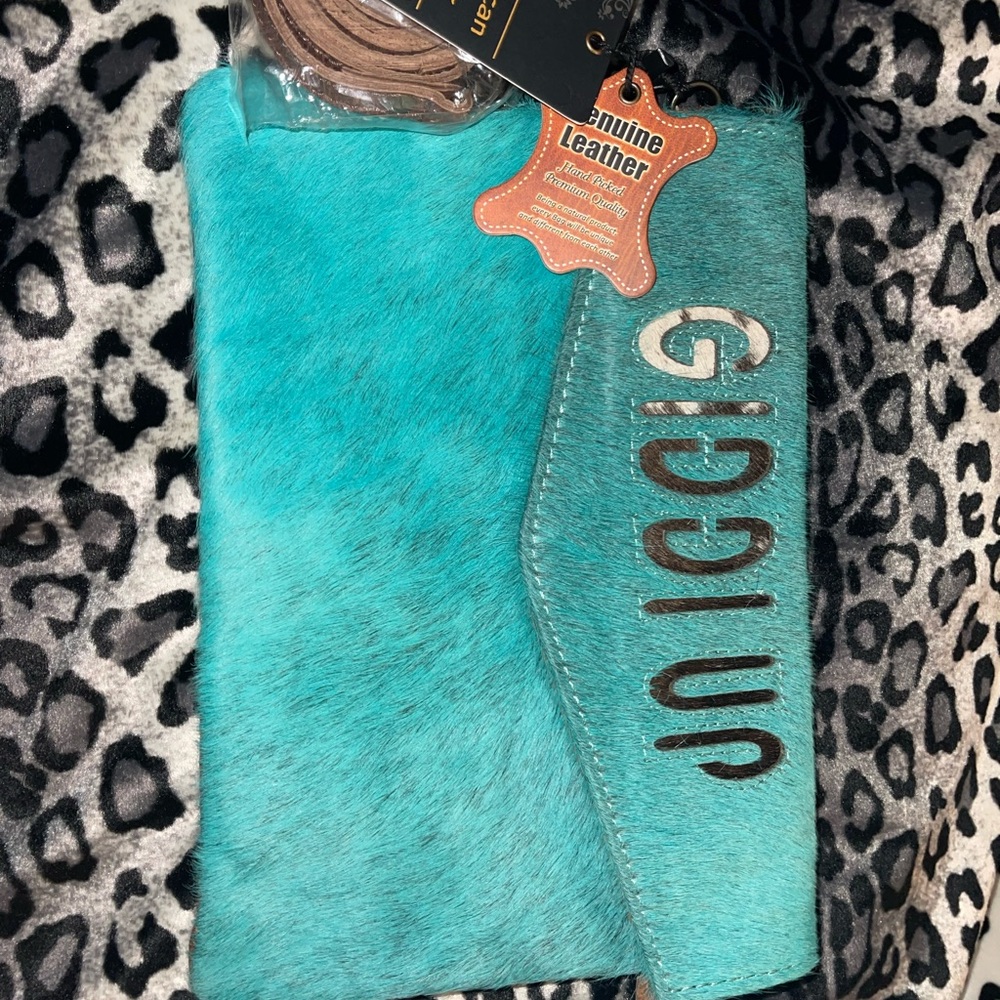 American Darling Giddi Up Leather & Hide Envelope Crossbody